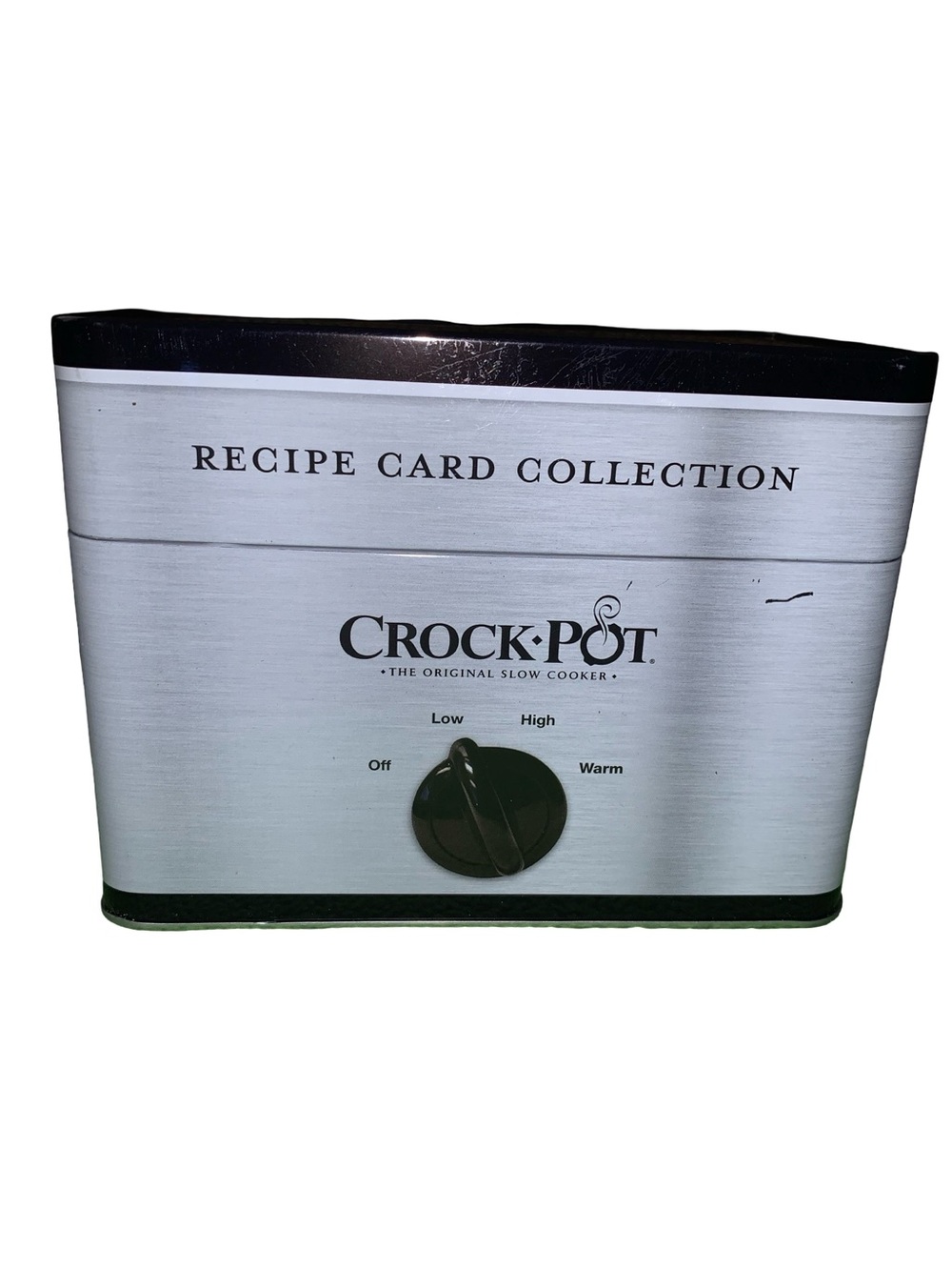 Crock-Pot Silver Recipe Card Holder